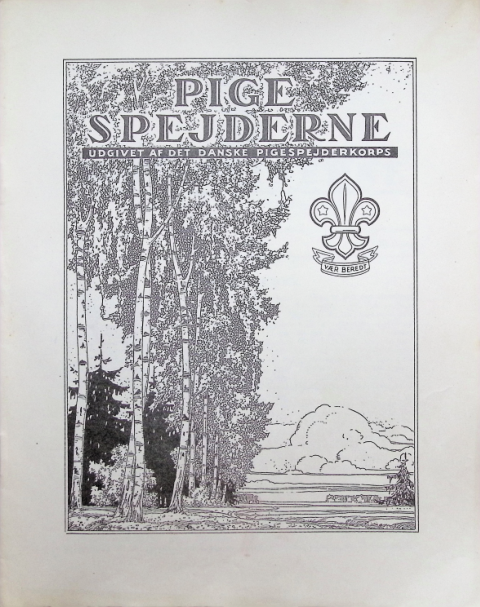 Forside: Pigespejderne 1927 årg 10 nr. 3