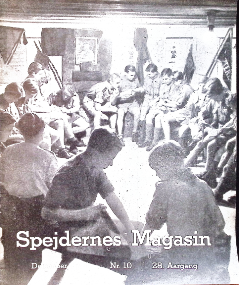Forside: Spejdernes Magasin 1944 årg  28 nr 10