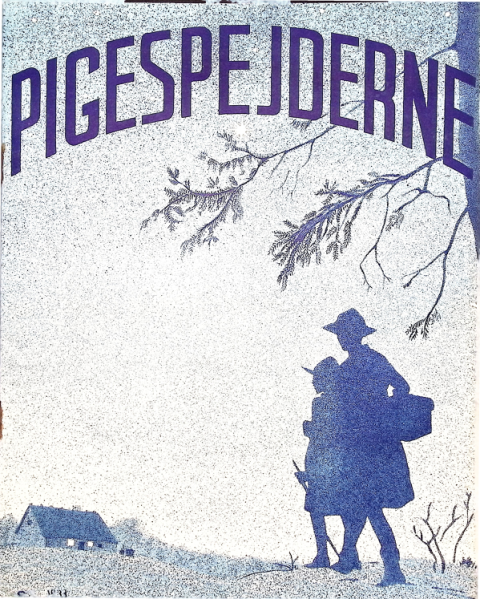 Forside: Pigespejderne 1933 årg 16 nr. 11