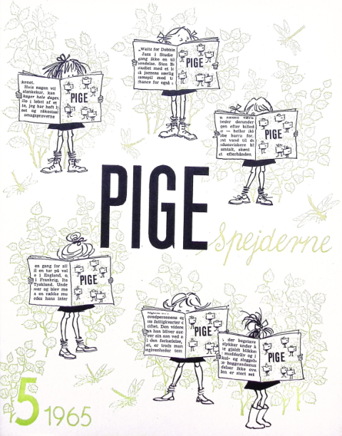 Forside: Pigespejderne 1965 årg 48 nr. 5