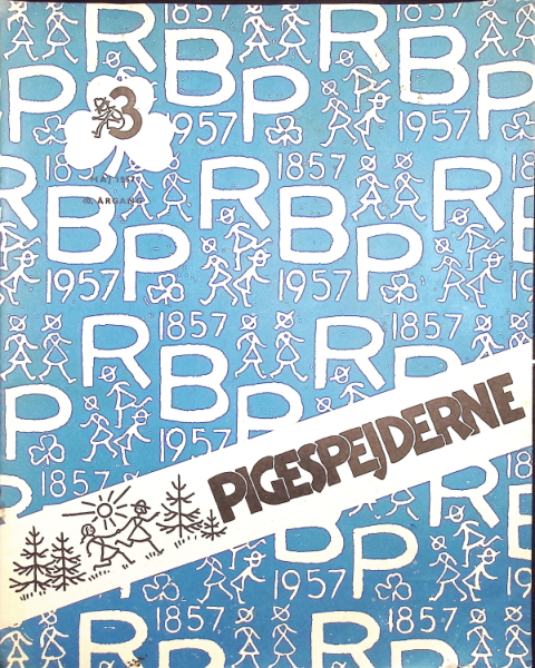 Forside: Pigespejderne 1957 årg 40 nr. 3