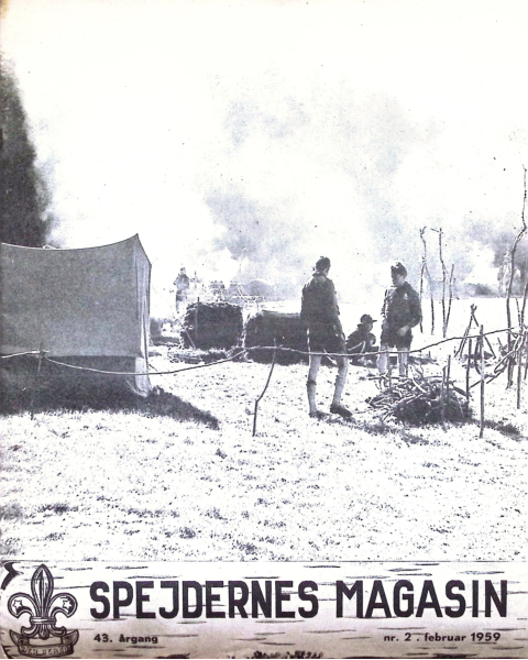 Forside: Spejdernes Magasin 1959 årg  43 nr 2