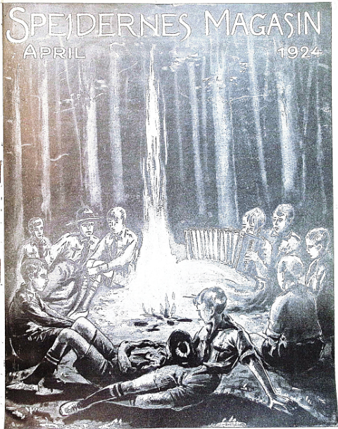 Forside: Spejdernes Magasin 1924 årg  8 nr 7