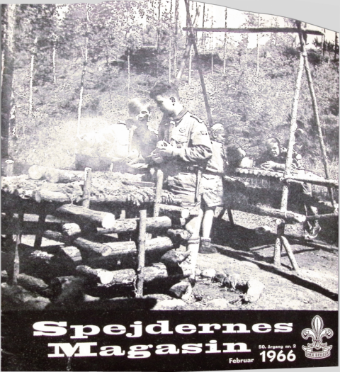 Forside: Spejdernes Magasin 1966 årg  50 nr 2