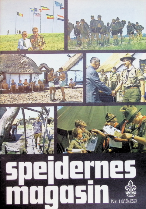Forside: Spejdernes Magasin 1970 årg  54 nr 1