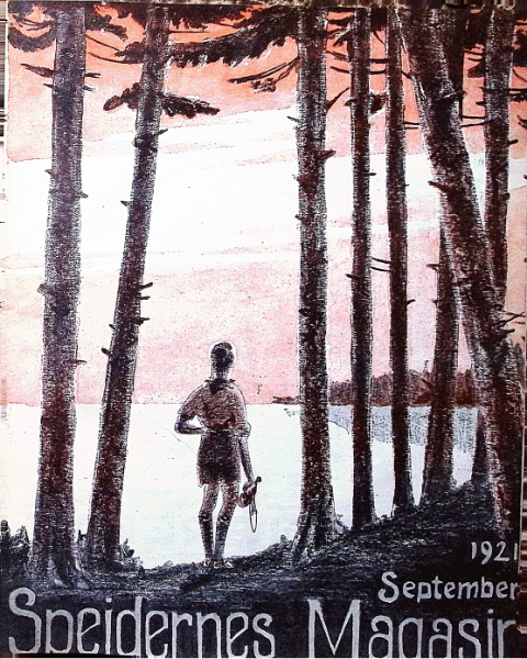 Forside: Spejdernes Magasin 1921 årg  5 nr 11-12