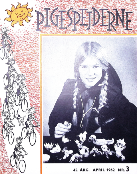 Forside: Pigespejderne 1962 årg 45 nr. 3