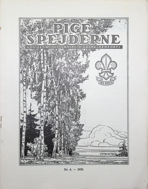 Forside: Pigespejderne 1930 årg 13 nr. 4