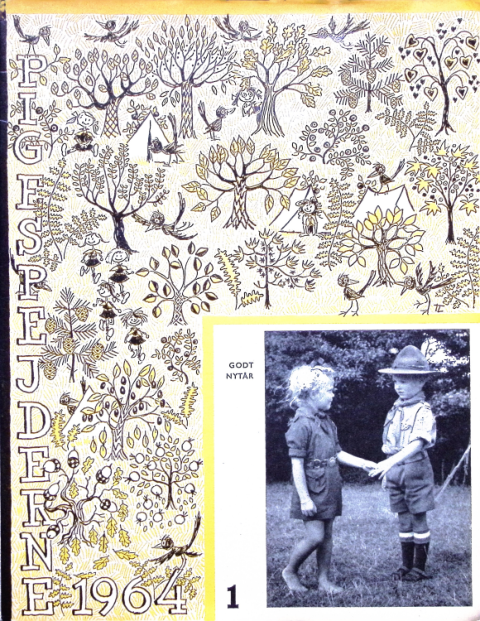 Forside: Pigespejderne 1964 årg 47 nr. 1