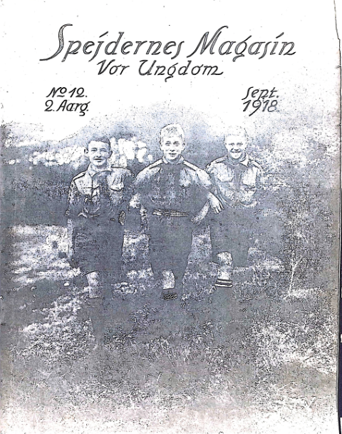 Forside: Spejdernes Magasin 1918 årg 2 nr 12