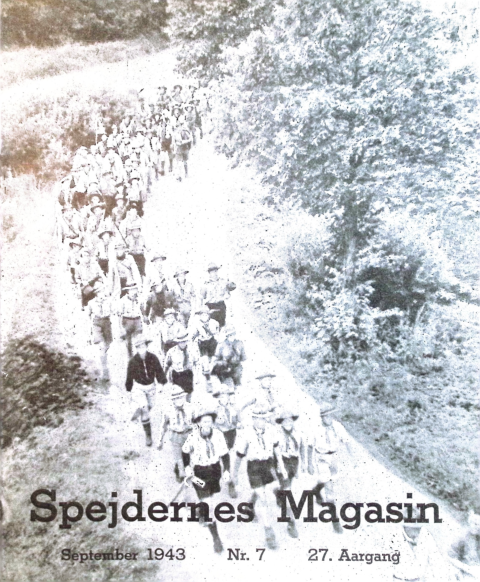 Forside: Spejdernes Magasin 1943 årg  27 nr 7