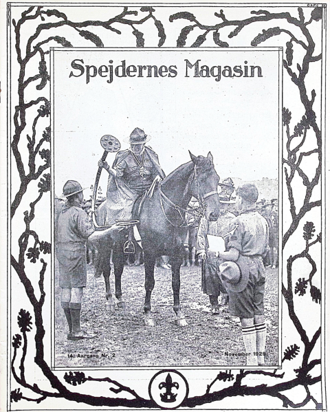 Forside: Spejdernes Magasin 1929 årg  14 nr 2