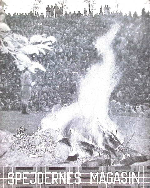 Forside: Spejdernes Magasin 1954 årg  38 nr 7