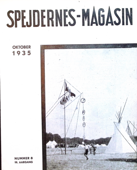 Forside: Spejdernes Magasin 1935 årg  19 nr 8