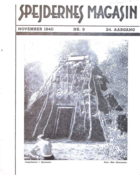 Forside: Spejdernes Magasin 1940 årg  24 nr 9