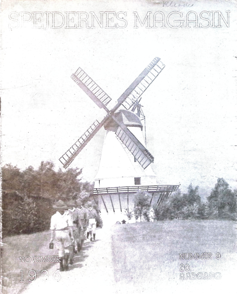 Forside: Spejdernes Magasin 1936 årg  20 nr 9