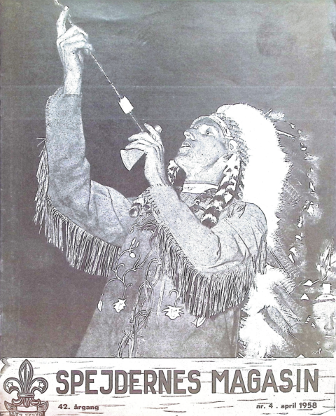 Forside: Spejdernes Magasin 1958 årg  42 nr 4