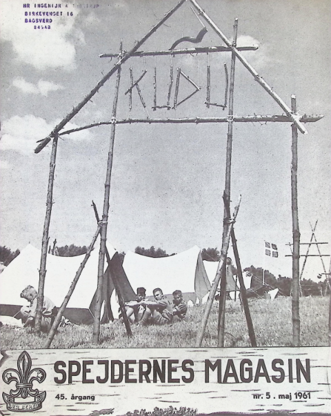 Forside: Spejdernes Magasin 1961 årg  45 nr 5