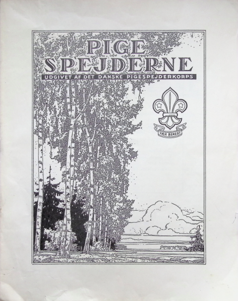 Forside: Pigespejderne 1927 årg 10 nr. 1