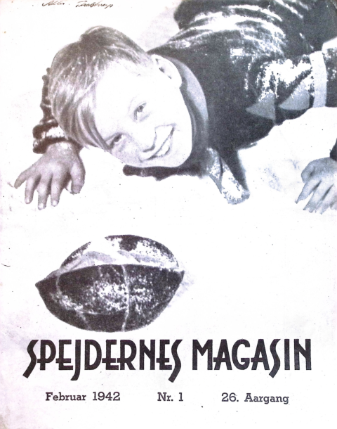 Forside: Spejdernes Magasin 1942 årg  26 nr 1