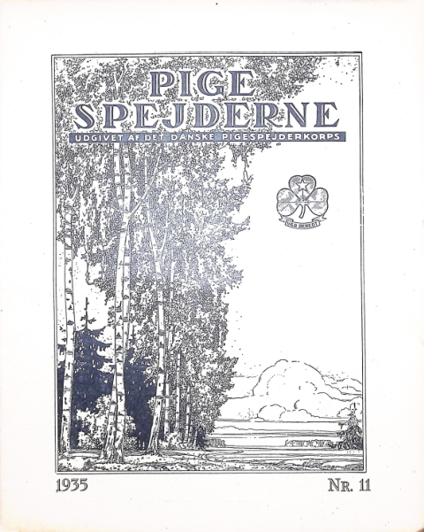 Forside: Pigespejderne 1935 årg 18 nr. 11