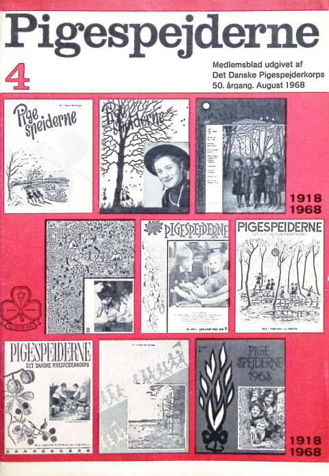 Forside: Pigespejderne 1968 årg 51 nr. 4