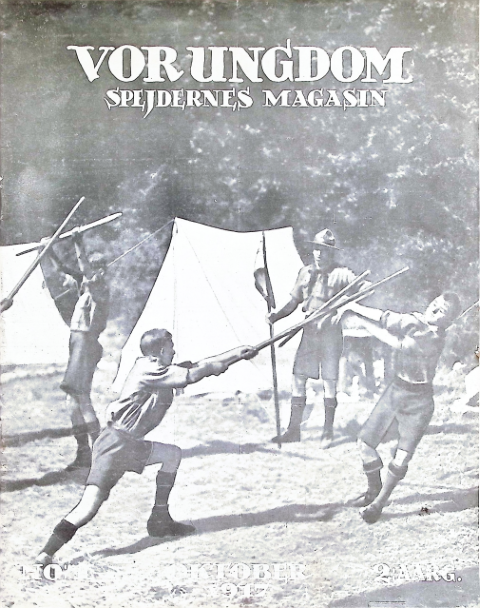 Forside: Spejdernes Magasin 1917 årg 2 nr 1