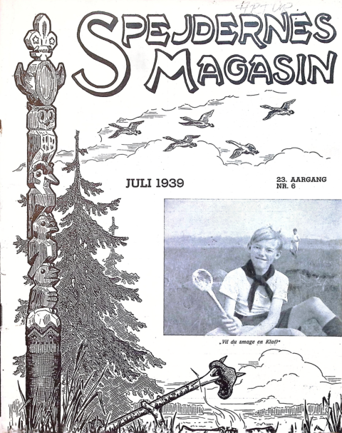 Forside: Spejdernes Magasin 1939 årg  23 nr 6