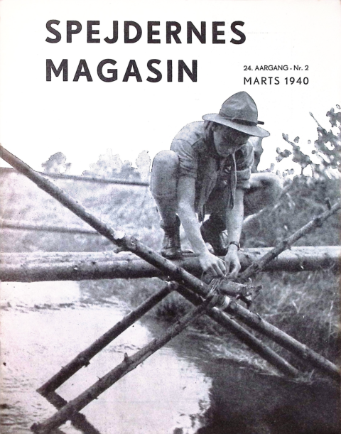 Forside: Spejdernes Magasin 1940 årg  24 nr 2