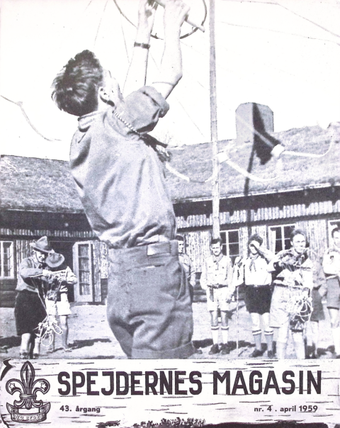 Forside: Spejdernes Magasin 1959 årg  43 nr 4