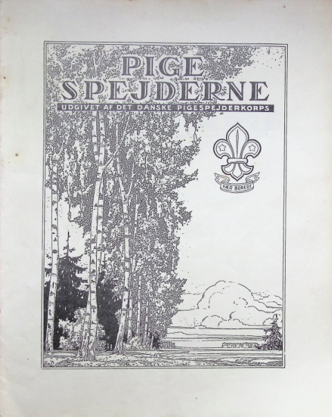 Forside: Pigespejderne 1927 årg 10 nr. 2