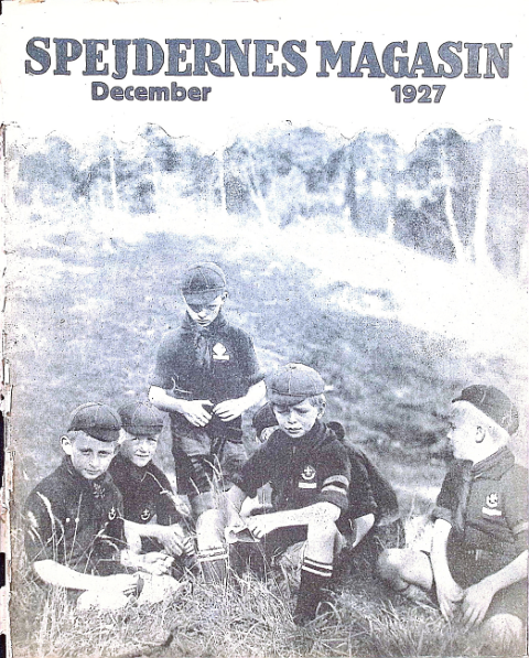 Forside: Spejdernes Magasin 1927 årg  12 nr 3
