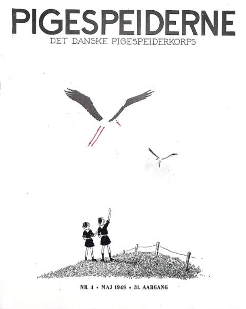 Forside: Pigespejderne 1948 årg 31 nr. 4