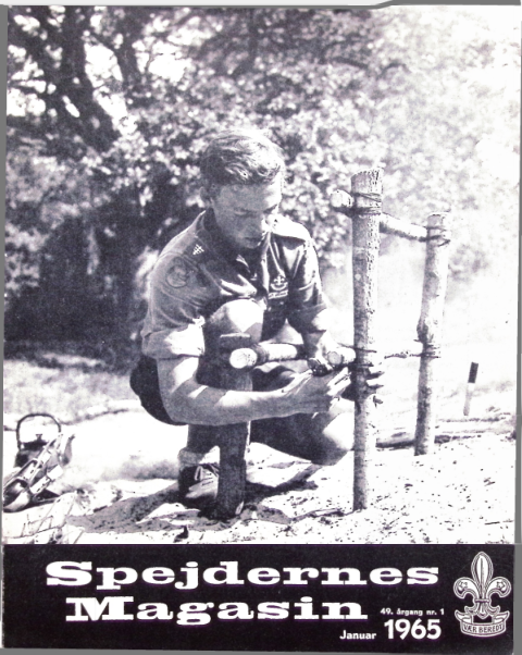 Forside: Spejdernes Magasin 1965 årg  49 nr 1