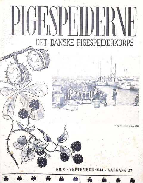 Forside: Pigespejderne 1944 årg 27 nr. 6